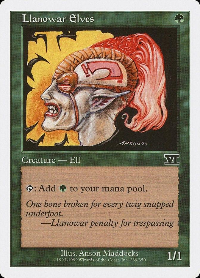 Magic: The Gathering MTG Single Llanowar Elves [Classic Sixth Edition]