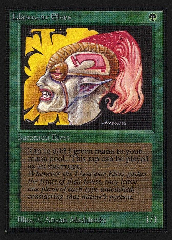 Magic: The Gathering MTG Single Llanowar Elves [Collectors’ Edition]