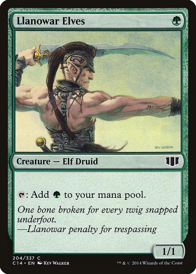 Magic: The Gathering MTG Single Llanowar Elves [Commander 2014]