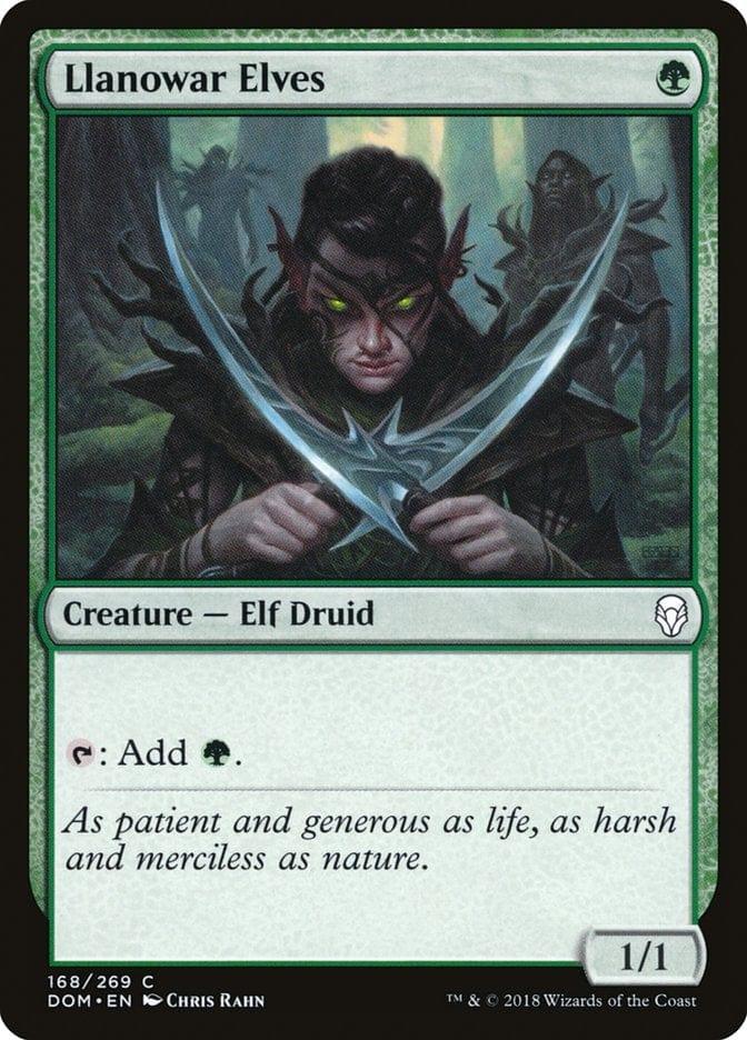 Magic: The Gathering MTG Single Llanowar Elves [Dominaria]