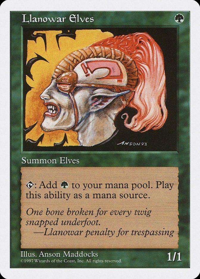 Magic: The Gathering MTG Single Llanowar Elves [Fifth Edition]