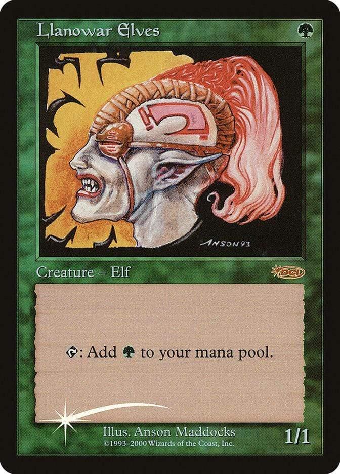 Magic: The Gathering MTG Single Llanowar Elves [Friday Night Magic 2000]
