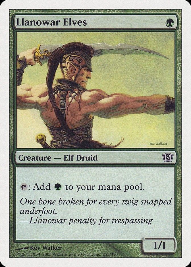Magic: The Gathering MTG Single Llanowar Elves [Ninth Edition]