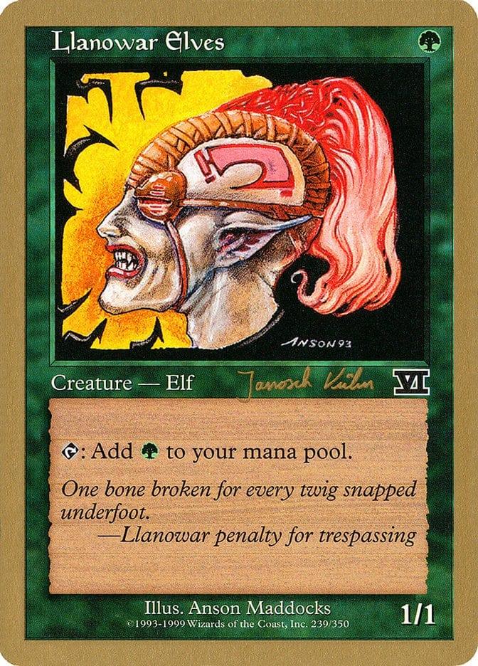 Magic: The Gathering MTG Single Llanowar Elves [World Championship Decks 2000]
