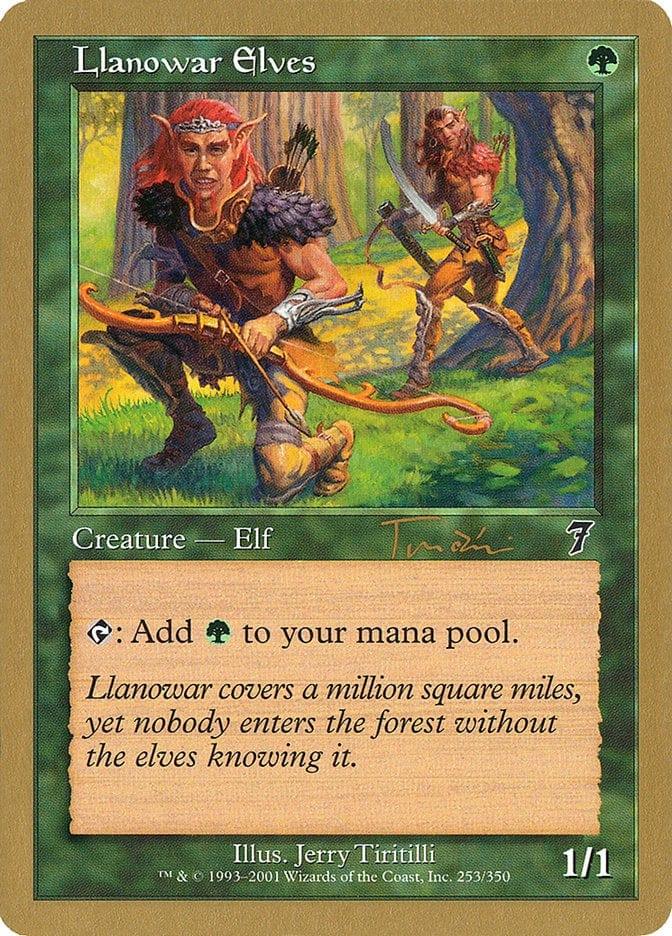 Magic: The Gathering MTG Single Llanowar Elves [World Championship Decks 2001]
