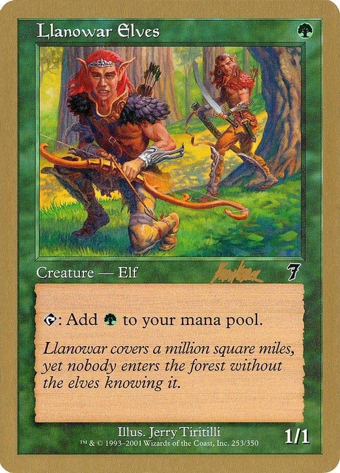 Magic: The Gathering MTG Single Llanowar Elves [World Championship Decks 2002]