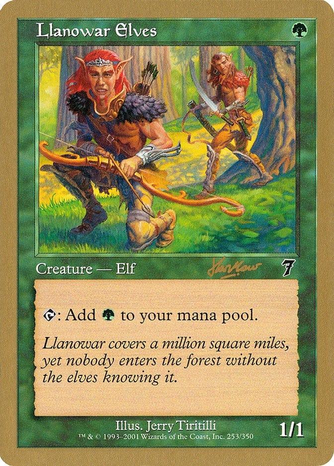 Magic: The Gathering MTG Single Llanowar Elves [World Championship Decks 2002]
