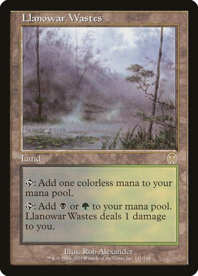Magic: The Gathering MTG Single Llanowar Wastes [Apocalypse]