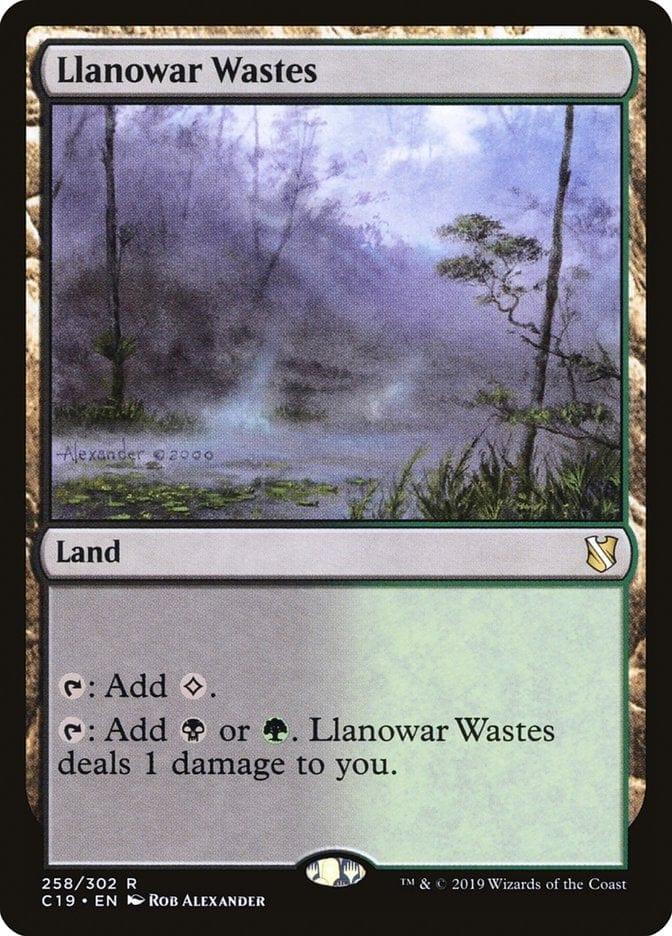 Magic: The Gathering MTG Single Llanowar Wastes [Commander 2019]