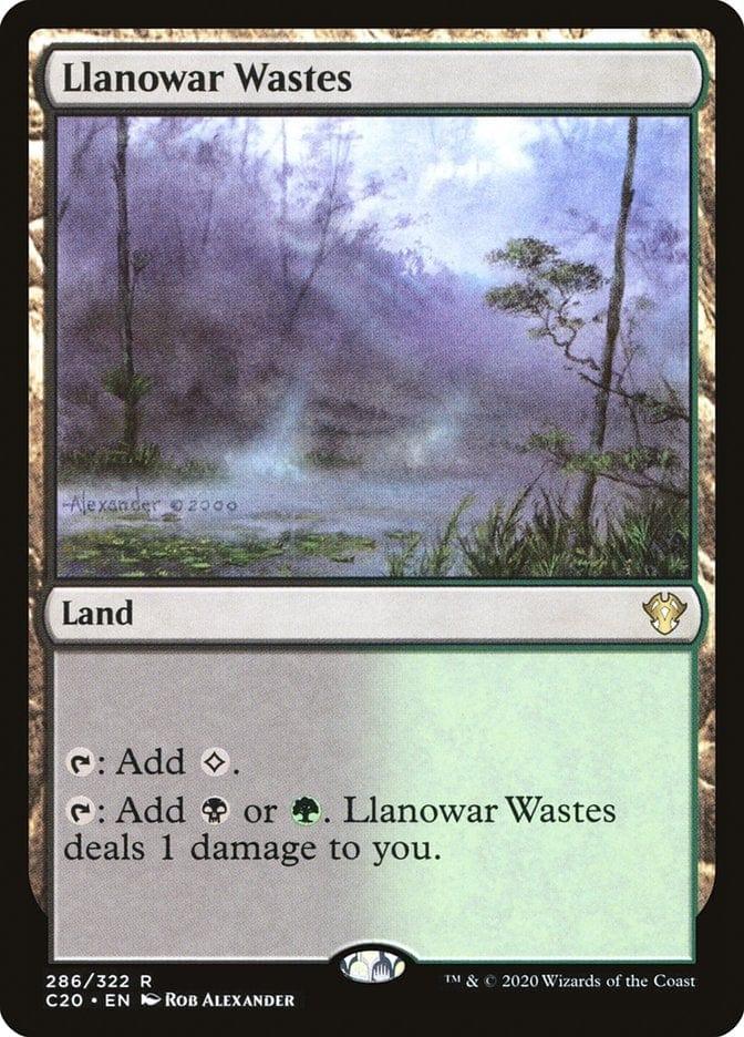 Magic: The Gathering MTG Single Llanowar Wastes [Commander 2020]