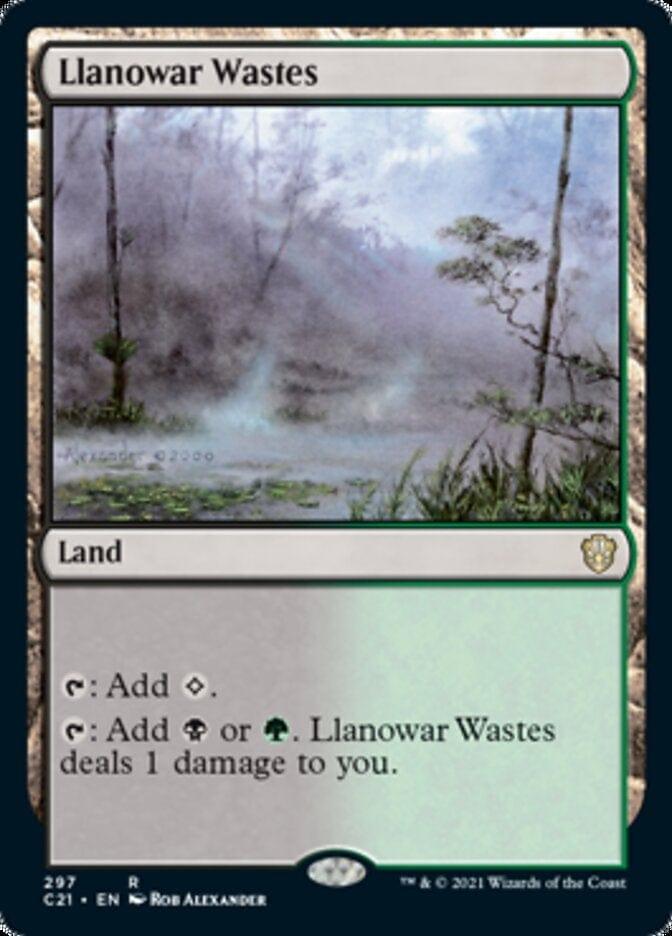 Magic: The Gathering MTG Single Llanowar Wastes [Commander 2021]