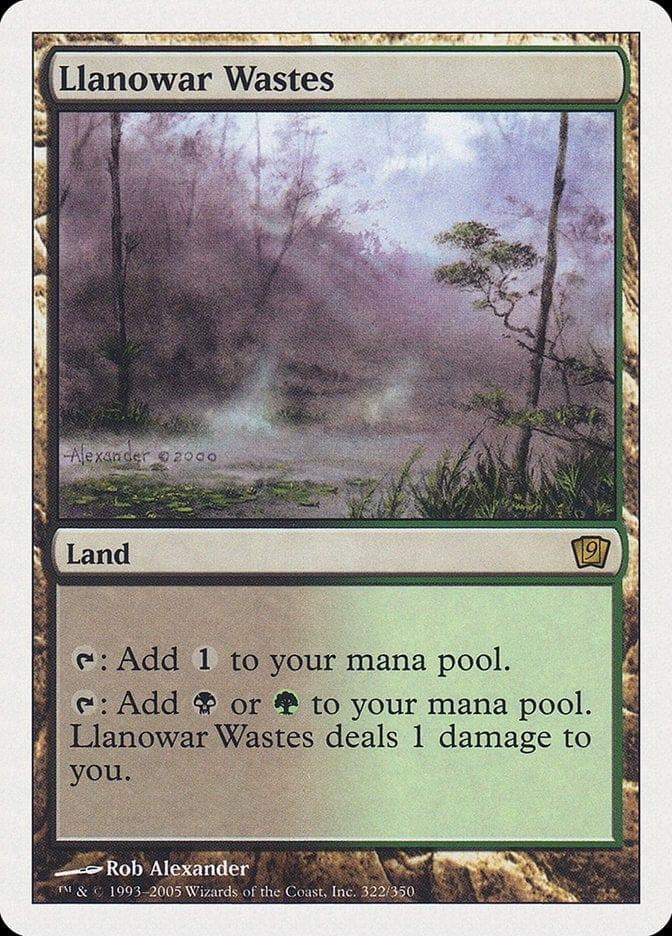 Magic: The Gathering MTG Single Llanowar Wastes [Ninth Edition]