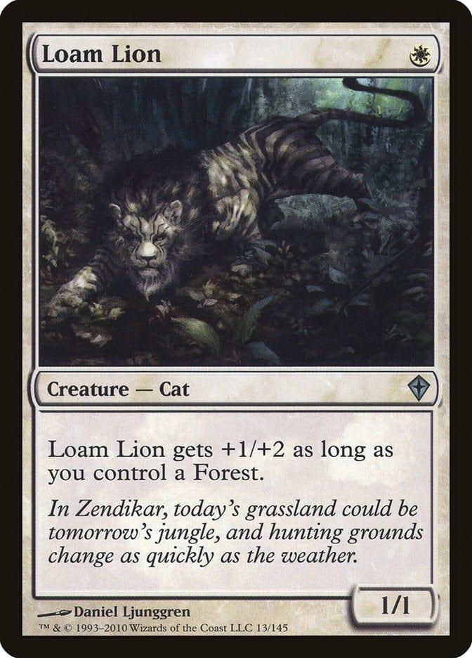 Magic: The Gathering MTG Single Loam Lion [Worldwake]