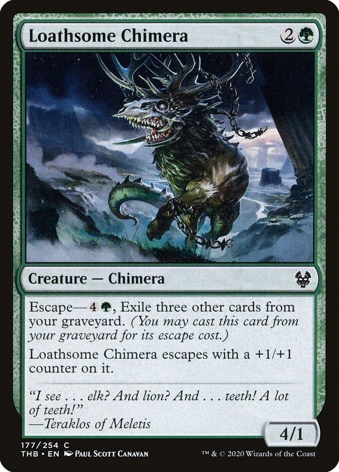 Magic: The Gathering MTG Single Loathsome Chimera [Theros Beyond Death]