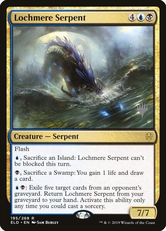 Magic: The Gathering MTG Single Lochmere Serpent (Promo Pack) [Throne of Eldraine Promos]