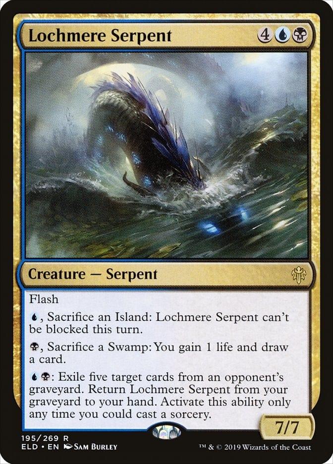 Magic: The Gathering MTG Single Lochmere Serpent [Throne of Eldraine]