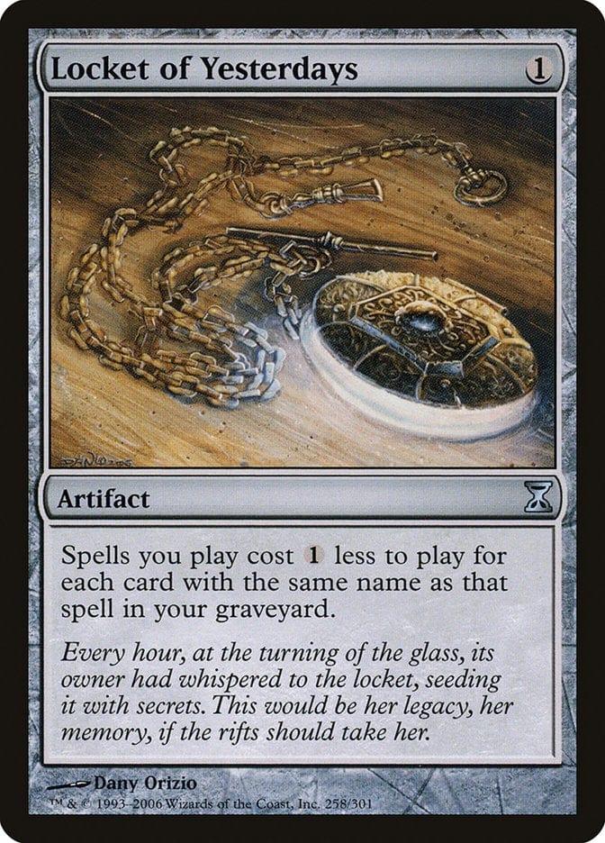 Magic: The Gathering MTG Single Locket of Yesterdays [Time Spiral]