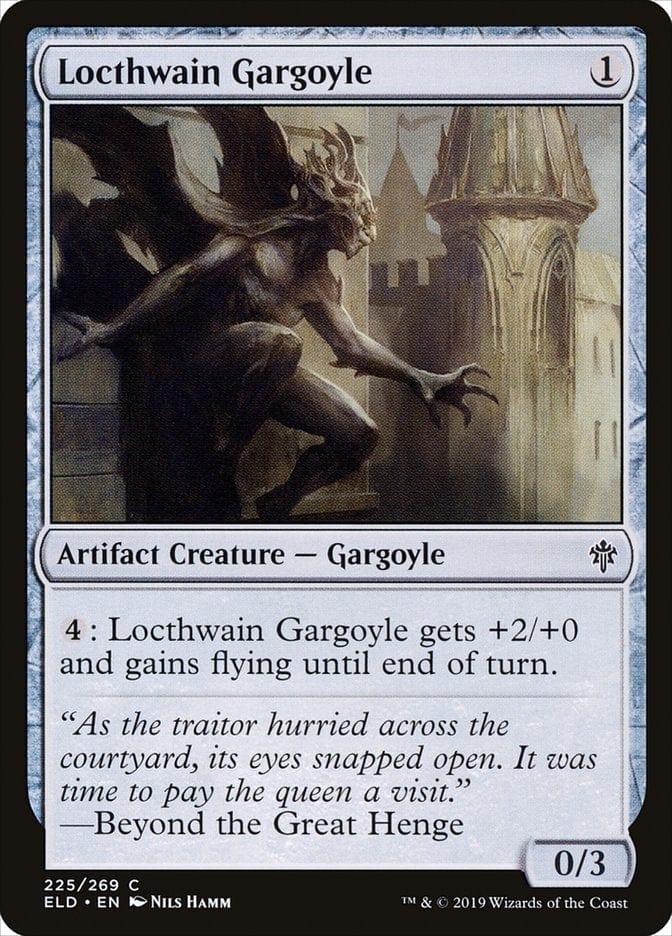 Magic: The Gathering MTG Single Locthwain Gargoyle [Throne of Eldraine]