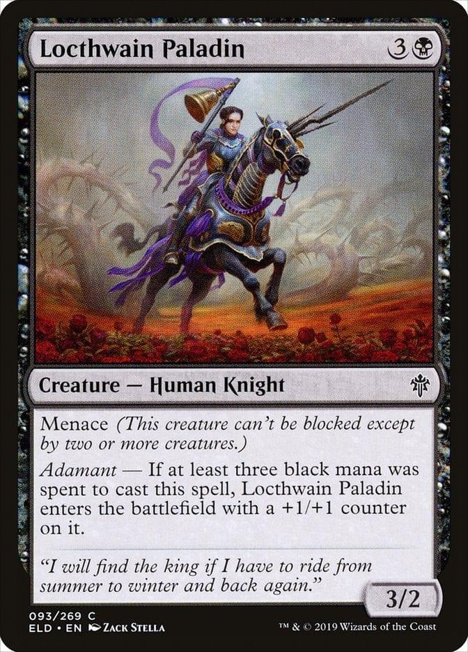 Magic: The Gathering MTG Single Locthwain Paladin [Throne of Eldraine]