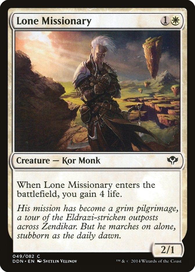Magic: The Gathering MTG Single Lone Missionary [Duel Decks: Speed vs. Cunning]