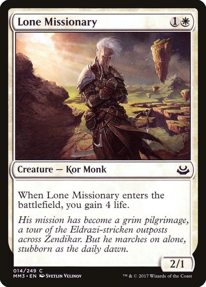 Magic: The Gathering MTG Single Lone Missionary [Modern Masters 2017]