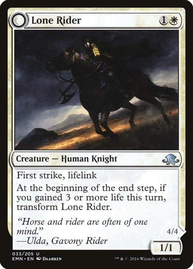 Magic: The Gathering MTG Single Lone Rider // It That Rides as One [Eldritch Moon]
