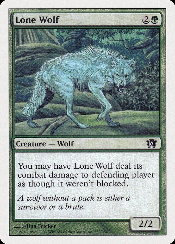 Magic: The Gathering MTG Single Lone Wolf [Eighth Edition]