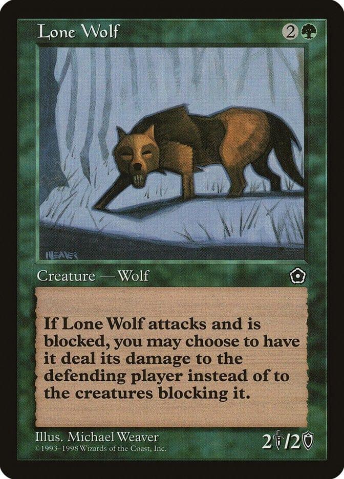 Magic: The Gathering MTG Single Lone Wolf [Portal Second Age]