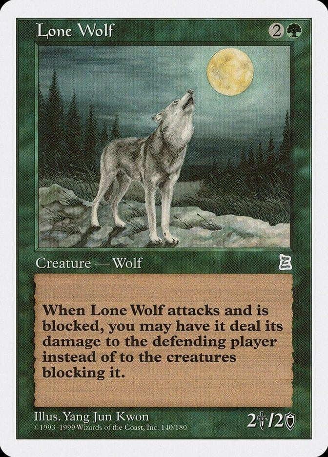 Magic: The Gathering MTG Single Lone Wolf [Portal Three Kingdoms]