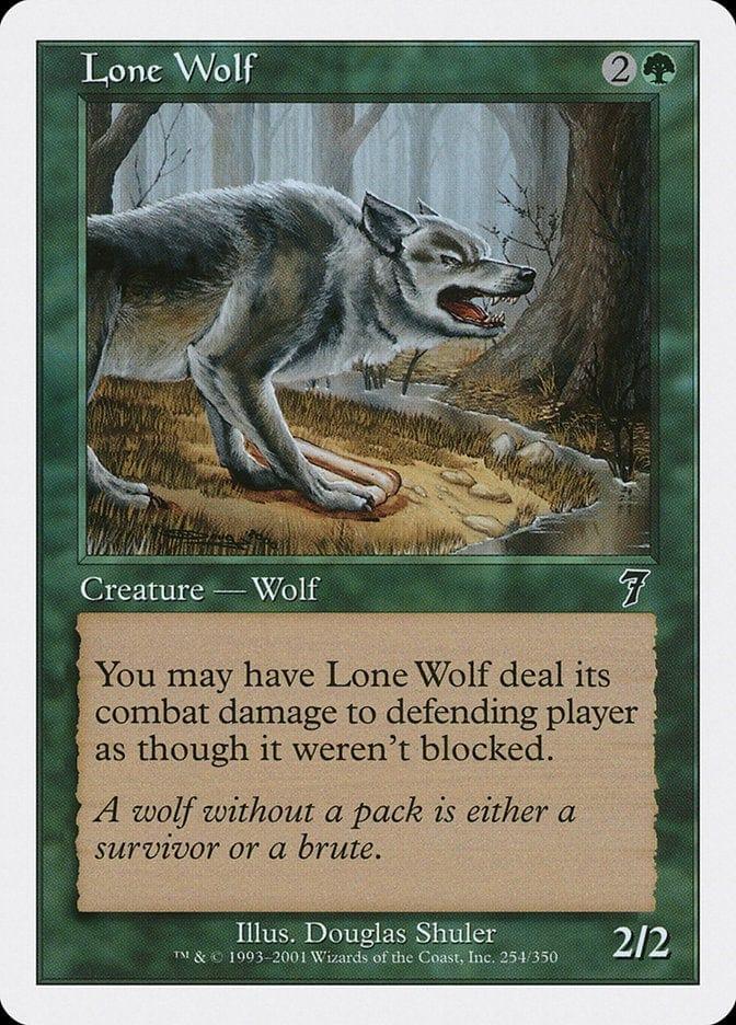 Magic: The Gathering MTG Single Lone Wolf [Seventh Edition]
