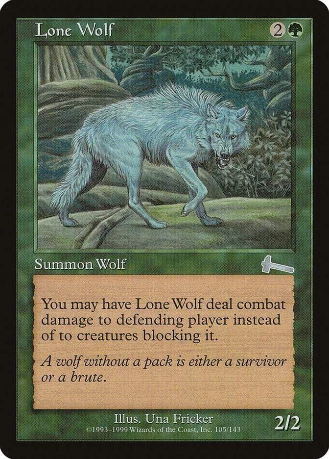 Magic: The Gathering MTG Single Lone Wolf [Urza's Legacy]