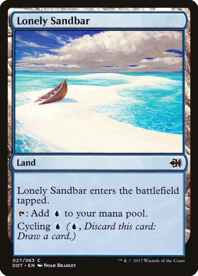 Magic: The Gathering MTG Single Lonely Sandbar [Duel Decks: Merfolk vs. Goblins]