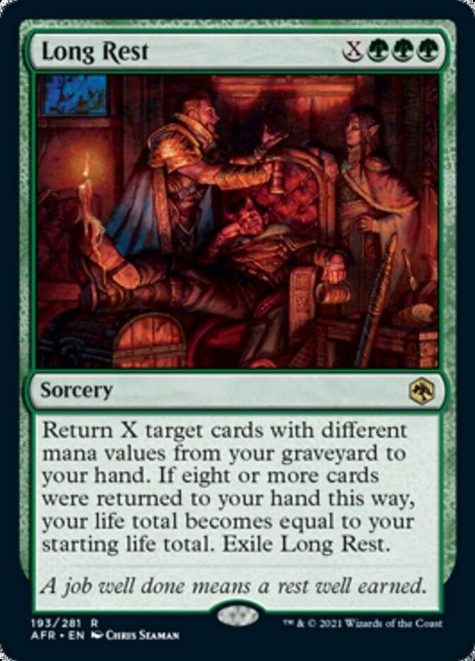 Magic: The Gathering MTG Single Long Rest [Dungeons & Dragons: Adventures in the Forgotten Realms]