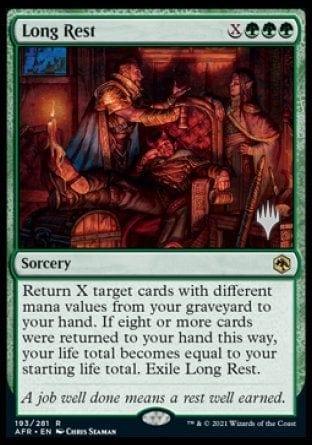 Magic: The Gathering MTG Single Long Rest (Promo Pack) [Dungeons & Dragons: Adventures in the Forgotten Realms Promos]