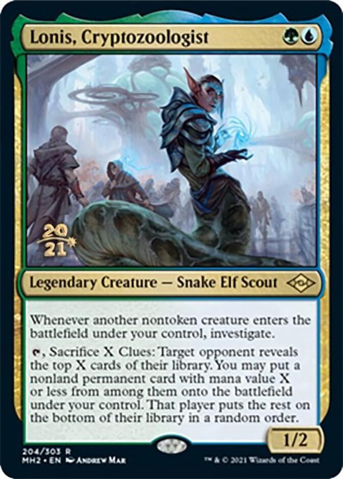 Magic: The Gathering MTG Single Lonis, Cryptozoologist [Modern Horizons 2 Prerelease Promos]