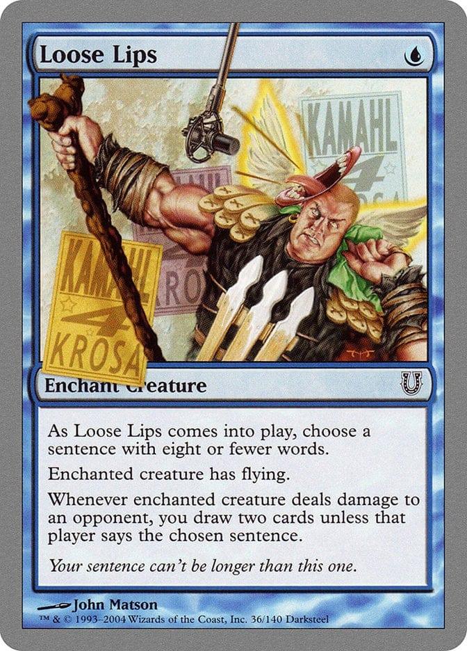 Magic: The Gathering MTG Single Loose Lips [Unhinged]