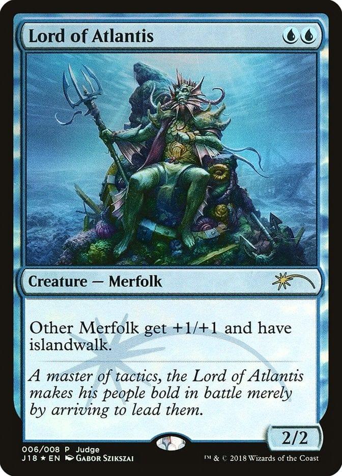 Magic: The Gathering MTG Single Lord of Atlantis [Judge Gift Cards 2018]