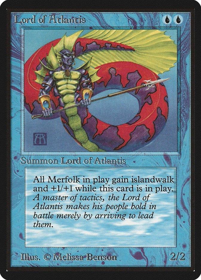 Magic: The Gathering MTG Single Lord of Atlantis [Limited Edition Beta]
