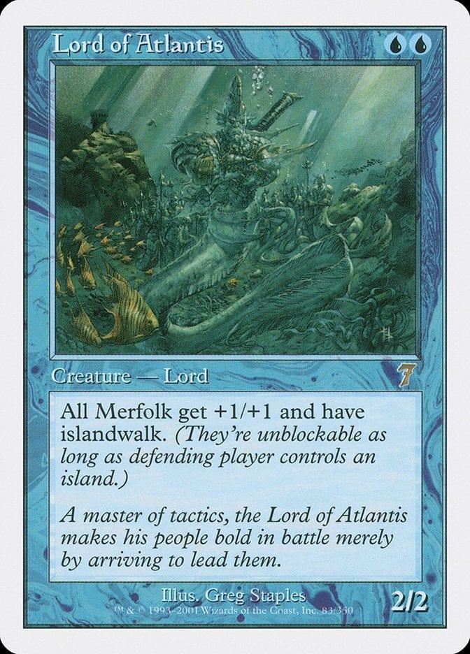Magic: The Gathering MTG Single Lord of Atlantis [Seventh Edition]