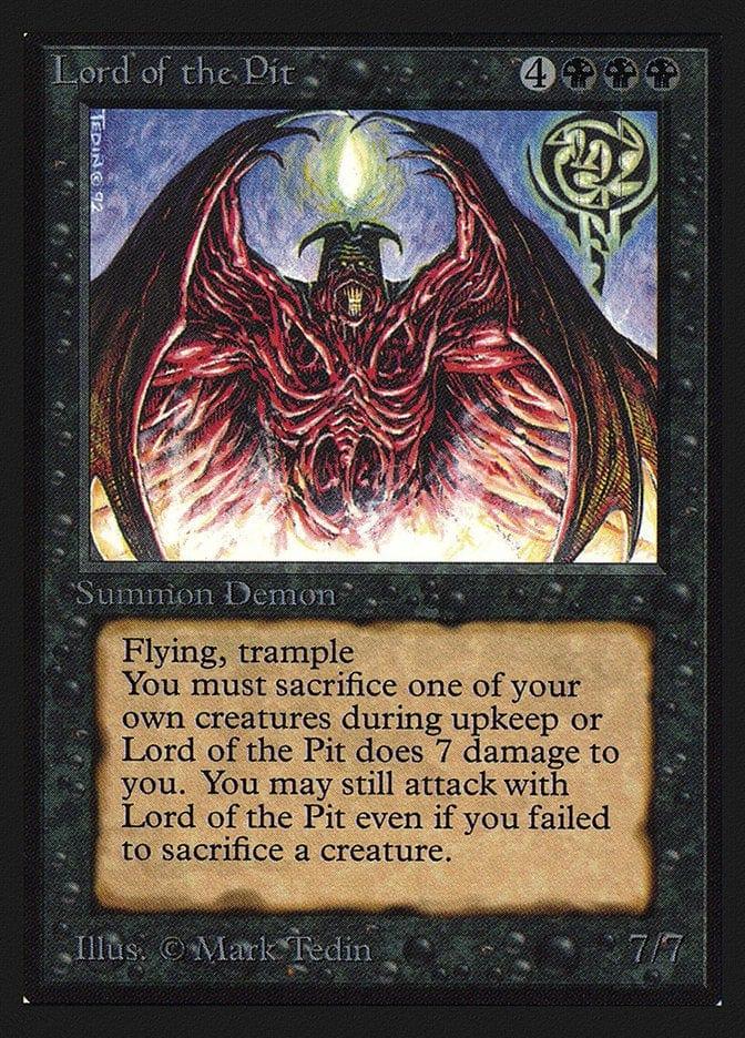 Magic: The Gathering MTG Single Lord of the Pit [Collectors’ Edition]