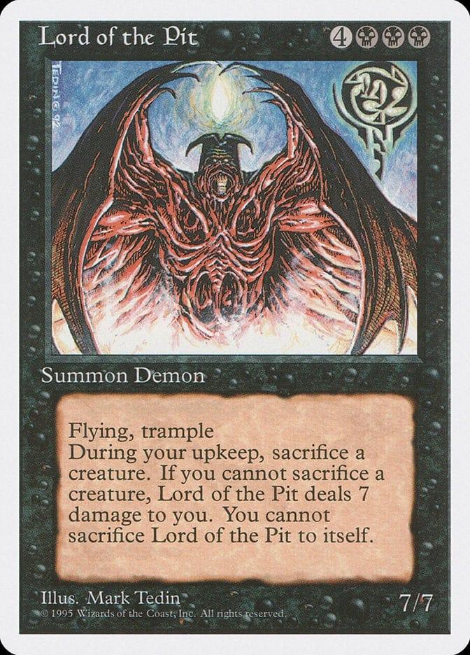 Magic: The Gathering MTG Single Lord of the Pit [Fourth Edition]