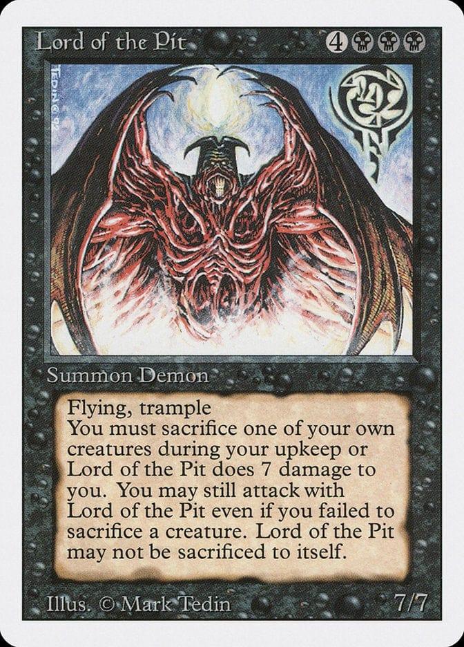 Magic: The Gathering MTG Single Lord of the Pit [Revised Edition]