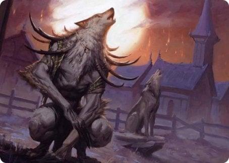 Magic: The Gathering MTG Single Lord of the Ulvenwald Art Card [Innistrad: Midnight Hunt Art Series]