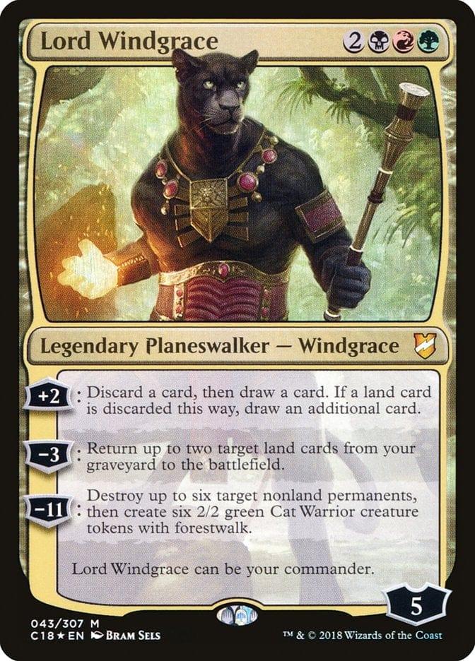 Magic: The Gathering MTG Single Lord Windgrace [Commander 2018]