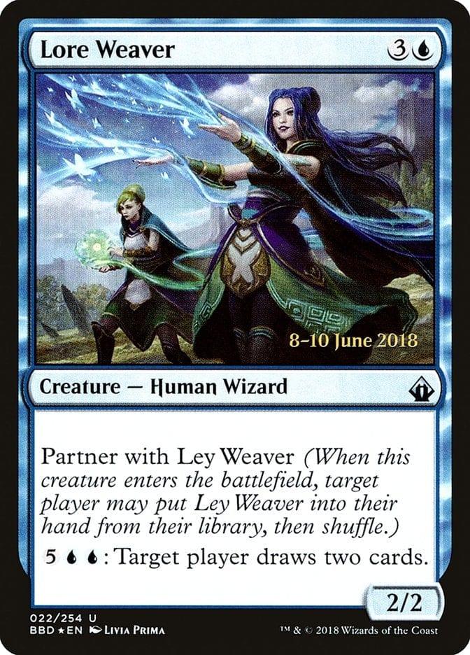 Magic: The Gathering MTG Single Lore Weaver  [Battlebond Prerelease Promos]