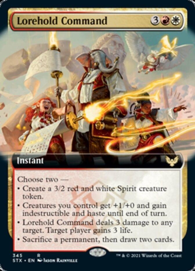 Magic: The Gathering MTG Single Lorehold Command (Extended) [Strixhaven: School of Mages]