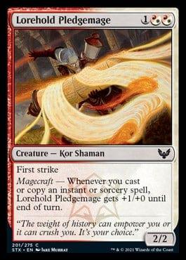 Magic: The Gathering MTG Single Lorehold Pledgemage [Strixhaven: School of Mages]