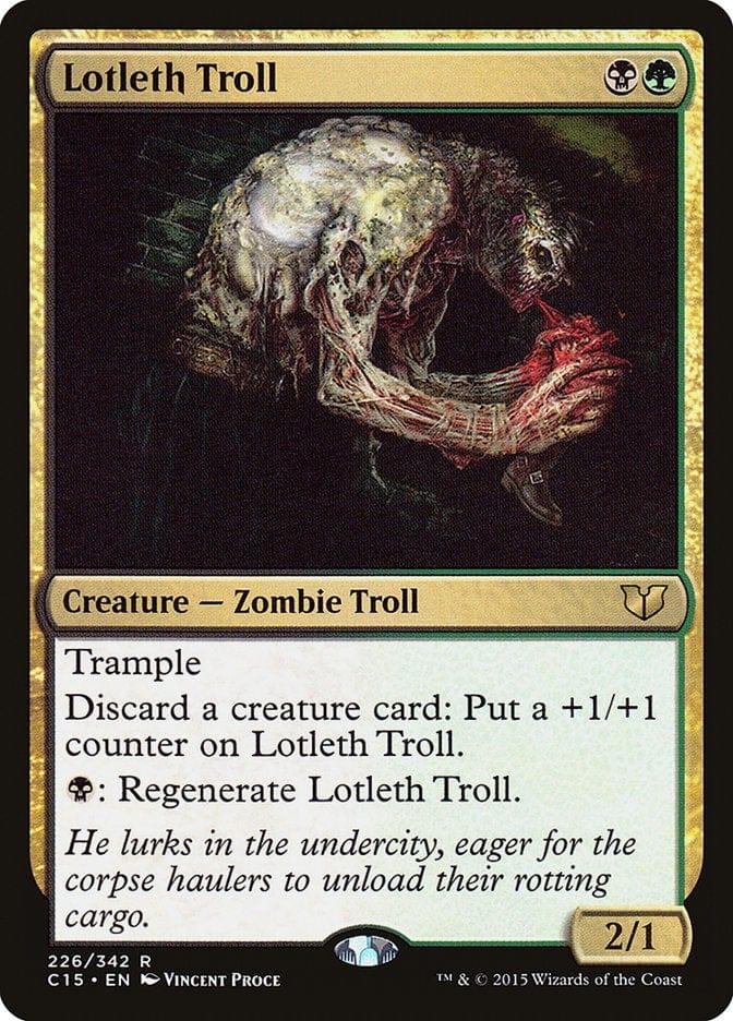 Magic: The Gathering MTG Single Lotleth Troll [Commander 2015]