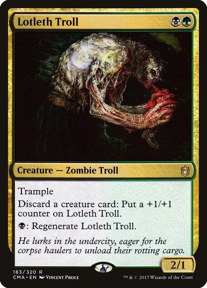 Magic: The Gathering MTG Single Lotleth Troll [Commander Anthology]