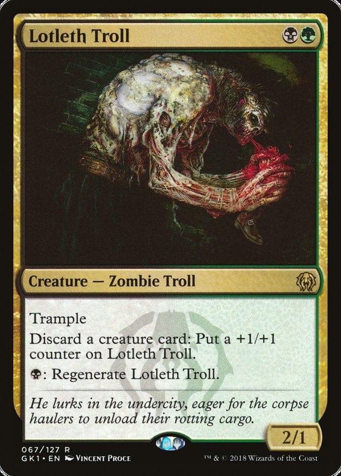 Magic: The Gathering MTG Single Lotleth Troll [Guilds of Ravnica Guild Kit]